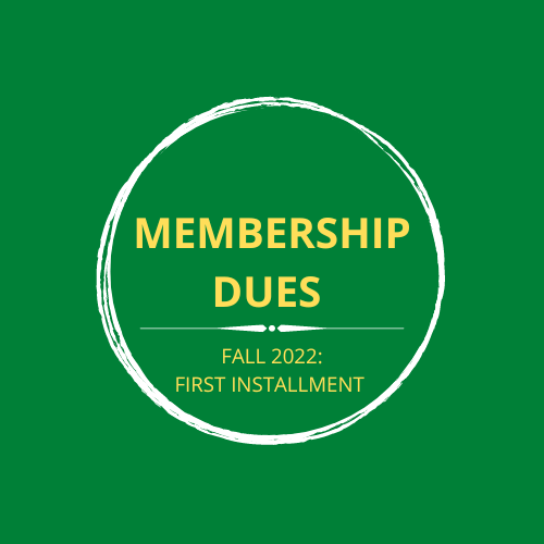 Membership Dues: First Installment Payment